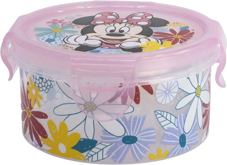 STOR Minnie Mouse Spring Look Round Hermetic Food Container 270ml - Al Kabayel Discount CentreSTOR Minnie Mouse Spring Look Round Hermetic Food Container 270mlFood ContainersSTORAl Kabayel Discount Centre