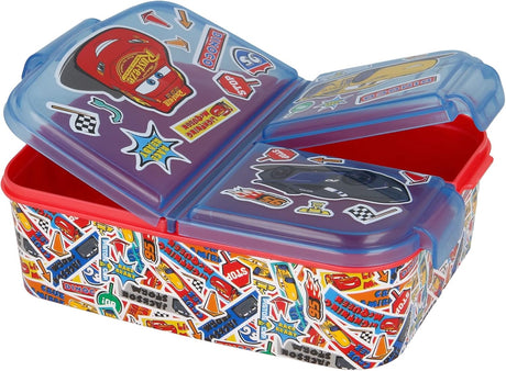 STOR Multi Compartment Snack Box Cars Edition 16.3cm X 12.6cm X 6cm - Al Kabayel Discount CentreSTOR Multi Compartment Snack Box Cars Edition 16.3cm X 12.6cm X 6cmFood ContainersSTORAl Kabayel Discount Centre