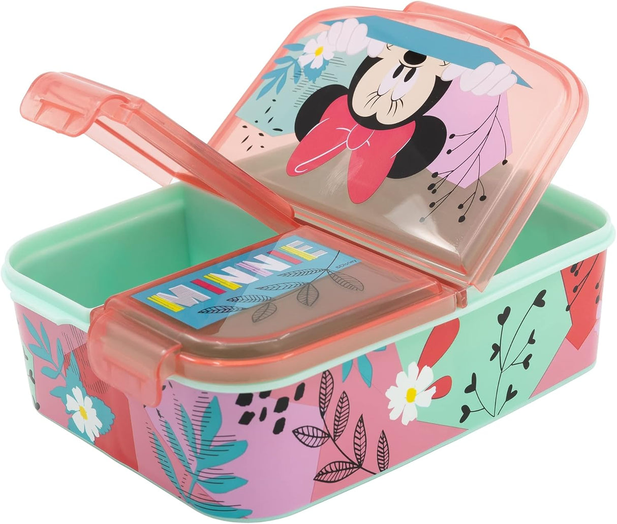 STOR Multi Compartment Snack Box Minnie Mouse 16.3cm X 12.6cm X 6cm - Al Kabayel Discount CentreSTOR Multi Compartment Snack Box Minnie Mouse 16.3cm X 12.6cm X 6cmFood ContainersSTORAl Kabayel Discount Centre