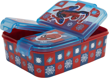 STOR Multi Compartment Snack Box Spiderman Arachind Grid 16.3cm X 12.6cm X 6cm - Al Kabayel Discount CentreSTOR Multi Compartment Snack Box Spiderman Arachind Grid 16.3cm X 12.6cm X 6cmFood ContainersSTORAl Kabayel Discount Centre
