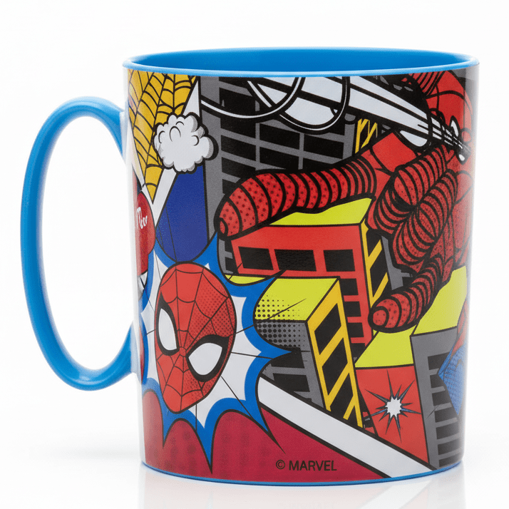 Stor Non - Slip Spider - Man Kids Plastic Mug – Blue Superhero Design Durable Mug 350 ml - Al Kabayel Discount CentreStor Non - Slip Spider - Man Kids Plastic Mug – Blue Superhero Design Durable Mug 350 mlTumblersSTORAl Kabayel Discount Centre