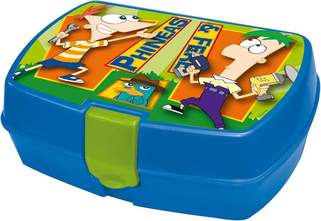STOR Phineas & Ferb Rectanglular 2 Layer Lunch Box 16cm*7cm*6cm - Al Kabayel Discount CentreSTOR Phineas & Ferb Rectanglular 2 Layer Lunch Box 16cm*7cm*6cmFood ContainersSTORAl Kabayel Discount Centre