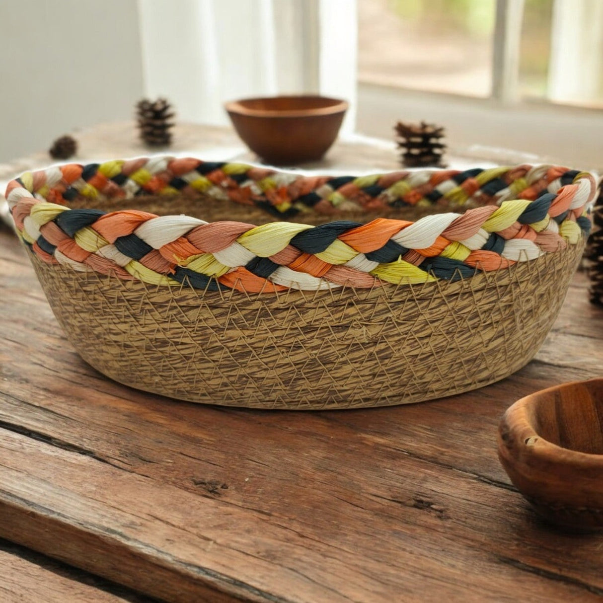 Storage Oval Basket for Nursery Decor Organizer Bins Storage Basket 30cmX22cmX10cm (Large) - Al Kabayel Discount CentreStorage Oval Basket for Nursery Decor Organizer Bins Storage Basket 30cmX22cmX10cm (Large)RattanAKDCAl Kabayel Discount Centre