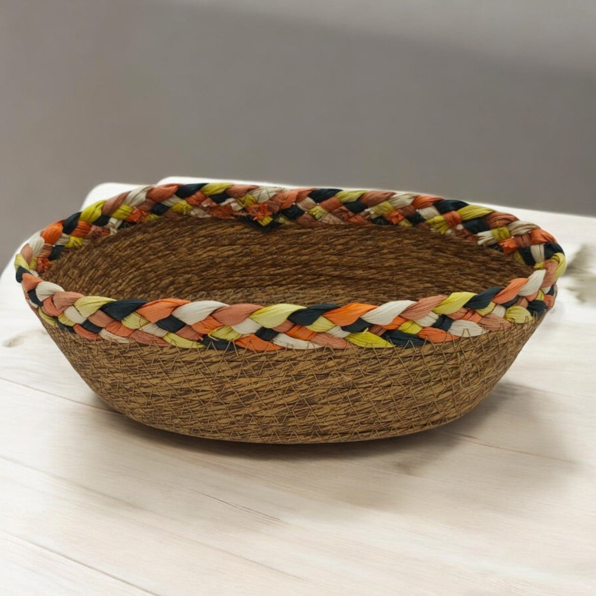 Storage Oval Basket for Nursery Decor Organizer Bins Storage Basket 30cmX22cmX10cm (Large) - Al Kabayel Discount CentreStorage Oval Basket for Nursery Decor Organizer Bins Storage Basket 30cmX22cmX10cm (Large)RattanAKDCAl Kabayel Discount Centre