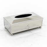 Stylish Acrylic Dustbin with Silver Base and Matching Tissue Box Set – Contemporary Design – 27 × 22 cm & 26 × 13 cm - Al Kabayel Discount CentreStylish Acrylic Dustbin with Silver Base and Matching Tissue Box Set – Contemporary Design – 27 × 22 cm & 26 × 13 cmOrganizers & AccessoriesAKDCAl Kabayel Discount Centre