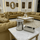 Stylish Acrylic Dustbin with Silver Base and Matching Tissue Box Set – Contemporary Design – 27 × 22 cm & 26 × 13 cm - Al Kabayel Discount CentreStylish Acrylic Dustbin with Silver Base and Matching Tissue Box Set – Contemporary Design – 27 × 22 cm & 26 × 13 cmOrganizers & AccessoriesAKDCAl Kabayel Discount Centre