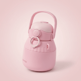 Stylish Pink Stainless Steel Vacuum Insulated Water Bottle with Easy Carry Handle 1000ml - Al Kabayel Discount CentreStylish Pink Stainless Steel Vacuum Insulated Water Bottle with Easy Carry Handle 1000mlWater BottlesAKDCAl Kabayel Discount Centre