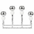 Stylish Silver & White Metal 4 Way Candle Holder Stand for Modern Interior Decoration – 20cm - Al Kabayel Discount CentreStylish Silver & White Metal 4 Way Candle Holder Stand for Modern Interior Decoration – 20cmHome Décor AccentsAKDCAl Kabayel Discount Centre