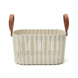 Sun Plast Plastic Basket with Handle - 18 × 30 × 20 cm - Grey / Cream - Al Kabayel Discount CentreSun Plast Plastic Basket with Handle - 18 × 30 × 20 cm - Grey / CreamOrganizers & AccessoriesSUNPLASTAl Kabayel Discount Centre