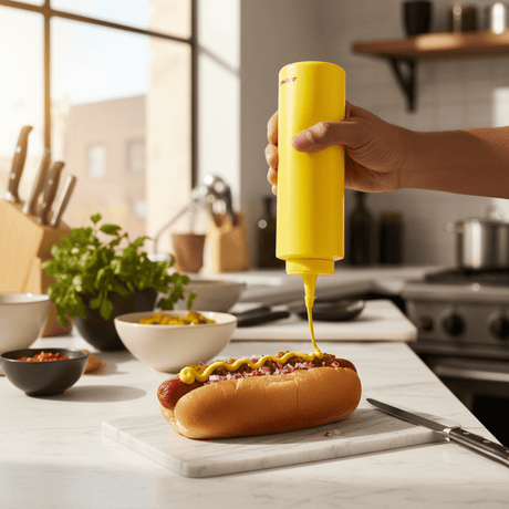 Sunnex Plastic Sauce Squeeze Bottle 120oz, Yellow - Al Kabayel Discount CentreSunnex Plastic Sauce Squeeze Bottle 120oz, YellowKitchen Utensils & GadgetsSUNNEXAl Kabayel Discount Centre