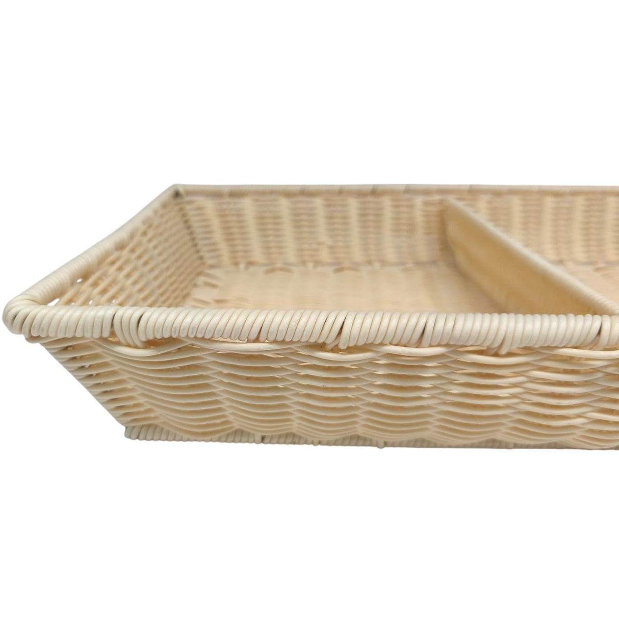 Sunnex Rectangle Wire Basket Duty Wire Divider - 53cmX32cmX8cm - (Beige) - Al Kabayel Discount CentreSunnex Rectangle Wire Basket Duty Wire Divider - 53cmX32cmX8cm - (Beige)RattansSUNNEXAl Kabayel Discount Centre