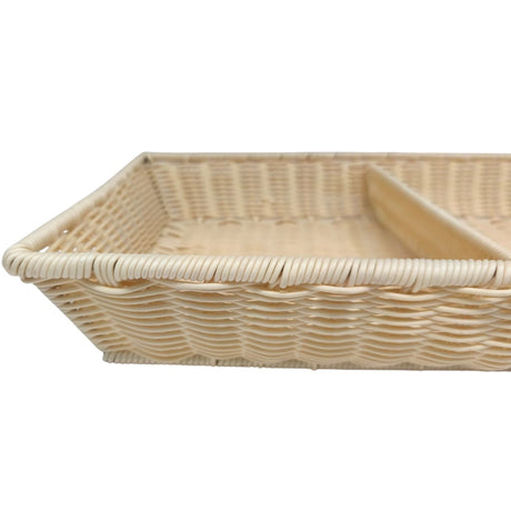 Sunnex Rectangle Wire Basket Duty Wire Divider - 53cmX32cmX8cm - (Beige) - Al Kabayel Discount CentreSunnex Rectangle Wire Basket Duty Wire Divider - 53cmX32cmX8cm - (Beige)RattansSUNNEXAl Kabayel Discount Centre