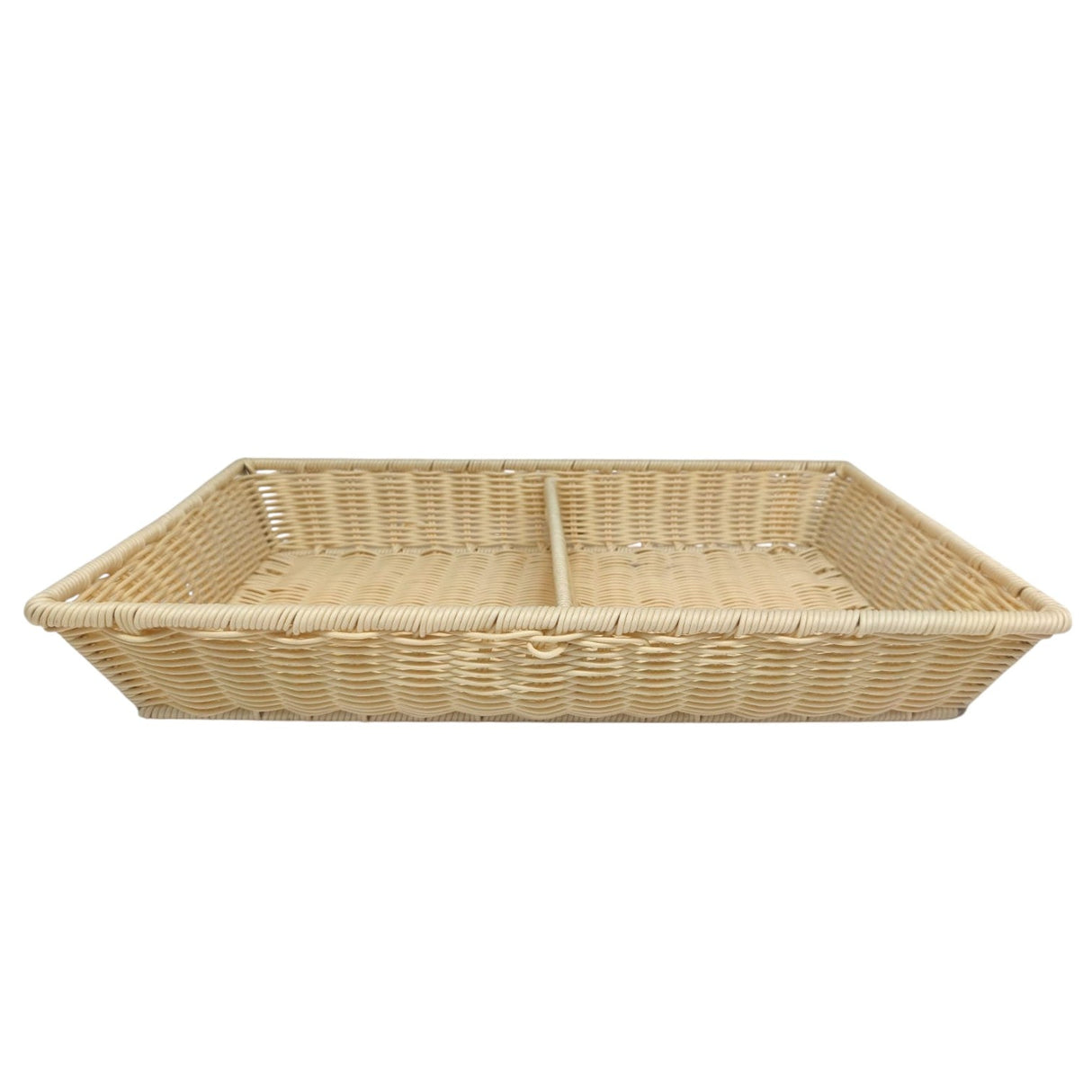 Sunnex Rectangle Wire Basket Duty Wire Divider - 53cmX32cmX8cm - (Beige) - Al Kabayel Discount CentreSunnex Rectangle Wire Basket Duty Wire Divider - 53cmX32cmX8cm - (Beige)RattansSUNNEXAl Kabayel Discount Centre