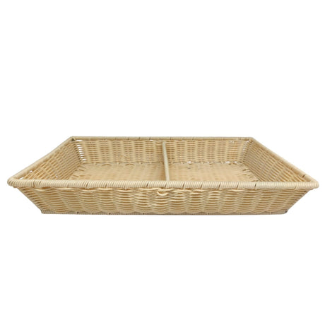 Sunnex Rectangle Wire Basket Duty Wire Divider - 53cmX32cmX8cm - (Beige) - Al Kabayel Discount CentreSunnex Rectangle Wire Basket Duty Wire Divider - 53cmX32cmX8cm - (Beige)RattansSUNNEXAl Kabayel Discount Centre