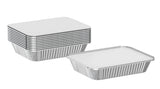 Sunny 10pcs Rectangular Aluminium Containers with Lid 1200cc - Al Kabayel Discount CentreSunny 10pcs Rectangular Aluminium Containers with Lid 1200ccDisposablesSUNNYAl Kabayel Discount Centre
