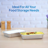Sunny 10pcs Rectangular Aluminium Containers with Lid 1200cc - Al Kabayel Discount CentreSunny 10pcs Rectangular Aluminium Containers with Lid 1200ccDisposablesSUNNYAl Kabayel Discount Centre
