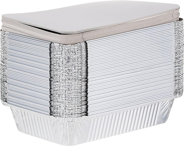 Sunny 20pcs Rectangular Aluminium Containers with Lid 1850cc - Al Kabayel Discount CentreSunny 20pcs Rectangular Aluminium Containers with Lid 1850ccDisposablesSUNNYAl Kabayel Discount Centre