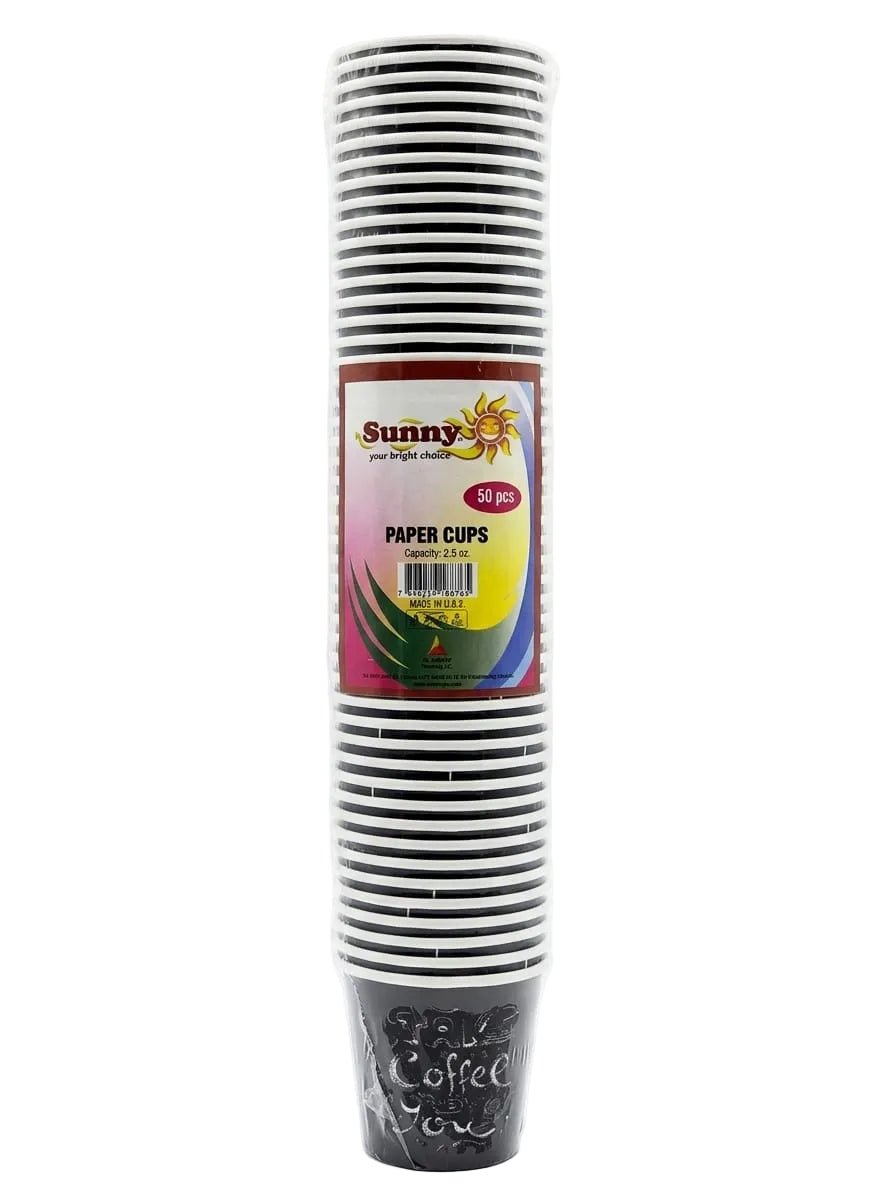 Sunny Mini Paper Cups 2.5oz – 50 Pieces Disposable Pack - Al Kabayel Discount CentreSunny Mini Paper Cups 2.5oz – 50 Pieces Disposable PackDisposablesSUNNYAl Kabayel Discount Centre