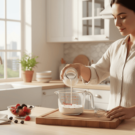 Sunray Glass Measuring Cup 500ml | Dual Scale Oz & Cups | Heat Resistant Borosilicate Glass - Al Kabayel Discount CentreSunray Glass Measuring Cup 500ml | Dual Scale Oz & Cups | Heat Resistant Borosilicate GlassMeasuring Cups & SpoonsSUNRAYAl Kabayel Discount Centre