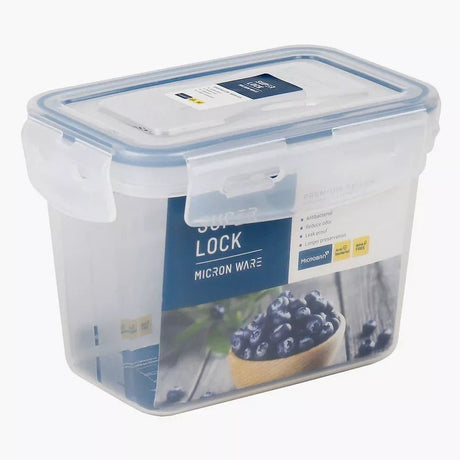 SUPER LOCK Air - Tight Food Container 800ml, 10.4cm*15.5cm*11.1cm - Al Kabayel Discount CentreSUPER LOCK Air - Tight Food Container 800ml, 10.4cm*15.5cm*11.1cmFood ContainersSUPER LOCKAl Kabayel Discount Centre