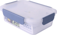 Super Lock Plastic Rectangular Food Container With Lid 1300ml - Blue&Transparent - Al Kabayel Discount CentreSuper Lock Plastic Rectangular Food Container With Lid 1300ml - Blue&TransparentFood ContainersSuper LockAl Kabayel Discount Centre