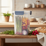 Super Lock Plastic Rectangular Food Container With Lid 1350ml - Blue&Transparent - Al Kabayel Discount CentreSuper Lock Plastic Rectangular Food Container With Lid 1350ml - Blue&TransparentFood ContainersSuper LockAl Kabayel Discount Centre