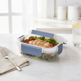 Super Lock Plastic Rectangular Food Container With Lid 300ml - Blue&Transparent - Al Kabayel Discount CentreSuper Lock Plastic Rectangular Food Container With Lid 300ml - Blue&TransparentFood ContainersSuper LockAl Kabayel Discount Centre