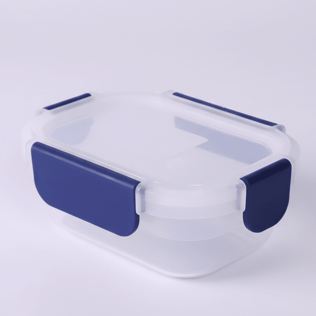 Super Lock Plastic Rectangular Food Container With Lid 300ml - Blue&Transparent - Al Kabayel Discount CentreSuper Lock Plastic Rectangular Food Container With Lid 300ml - Blue&TransparentFood ContainersSuper LockAl Kabayel Discount Centre