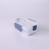 Super Lock Plastic Rectangular Food Container With Lid 600ml - Blue&Transparent - Al Kabayel Discount CentreSuper Lock Plastic Rectangular Food Container With Lid 600ml - Blue&TransparentFood ContainersSuper LockAl Kabayel Discount Centre
