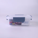 Super Lock Plastic Rectangular Food Container With Lid 600ml - Blue&Transparent - Al Kabayel Discount CentreSuper Lock Plastic Rectangular Food Container With Lid 600ml - Blue&TransparentFood ContainersSuper LockAl Kabayel Discount Centre