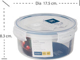Super Lock Plastic Round Food Container With Lid 1100ml - Blue&Transparent - Al Kabayel Discount CentreSuper Lock Plastic Round Food Container With Lid 1100ml - Blue&TransparentFood ContainersSuper LockAl Kabayel Discount Centre