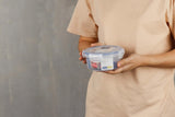 Super Lock Plastic Round Food Container With Lid 550ml - Blue&Transparent - Al Kabayel Discount CentreSuper Lock Plastic Round Food Container With Lid 550ml - Blue&TransparentFood ContainersSuper LockAl Kabayel Discount Centre