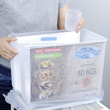 SUPER LOCK Rice Container 10kg/16000ml, 36.5cm*24cm*26.5cm - Al Kabayel Discount CentreSUPER LOCK Rice Container 10kg/16000ml, 36.5cm*24cm*26.5cmFood ContainersSUPER LOCKAl Kabayel Discount Centre