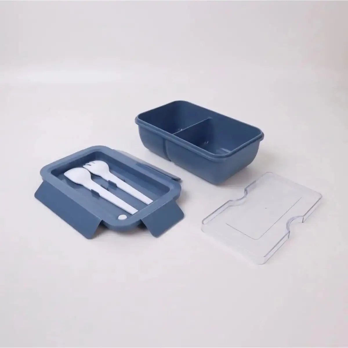 SUPER LOCK Wheat Straw Eco Rectangular Lunch Box 1000ml with Cutlery, Blue - Al Kabayel Discount CentreSUPER LOCK Wheat Straw Eco Rectangular Lunch Box 1000ml with Cutlery, BlueFood ContainersSUPER LOCKAl Kabayel Discount Centre