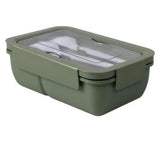 SUPER LOCK Wheat Straw Eco Rectangular Lunch Box 1000ml with Cutlery, Green - Al Kabayel Discount CentreSUPER LOCK Wheat Straw Eco Rectangular Lunch Box 1000ml with Cutlery, GreenFood ContainersSUPER LOCKAl Kabayel Discount Centre