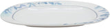Supreme Melamine Rectangular Serving Plate - 30cmX23cm - White&Blue - Al Kabayel Discount CentreSupreme Melamine Rectangular Serving Plate - 30cmX23cm - White&BluePlatesSUPREMEAl Kabayel Discount Centre