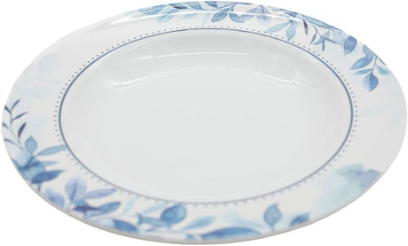Supreme Melamine Round Soup Plate - 26CM - White&Blue - Al Kabayel Discount CentreSupreme Melamine Round Soup Plate - 26CM - White&BluePlatesSUPREMEAl Kabayel Discount Centre