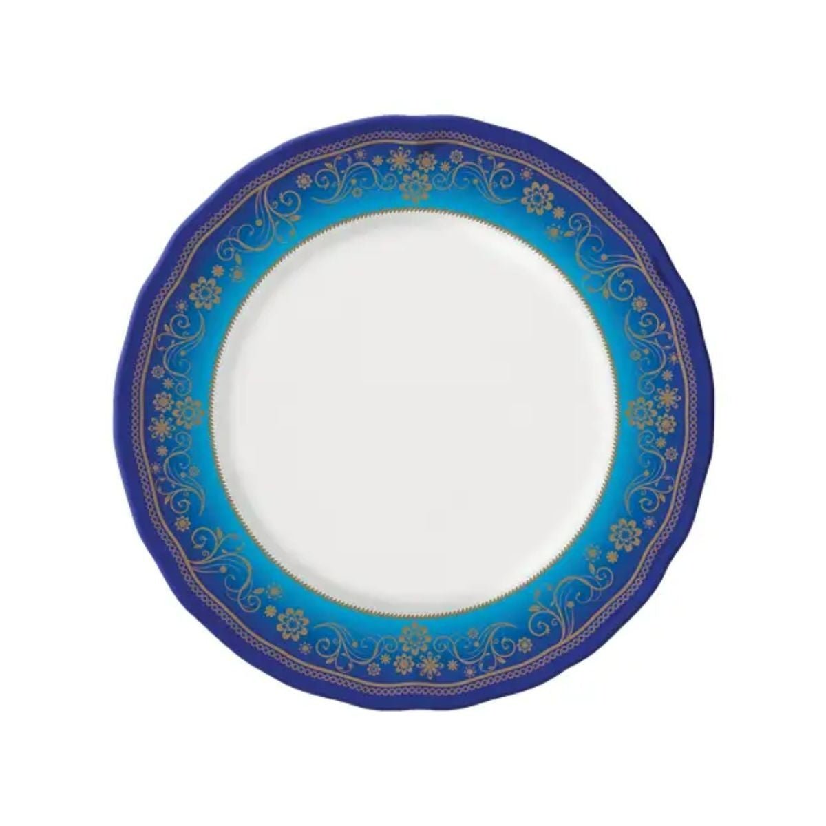 Supreme Petal Melamine Round Dessert Plate - 21CM - White&Blue - Al Kabayel Discount CentreSupreme Petal Melamine Round Dessert Plate - 21CM - White&BluePlatesSUPREMEAl Kabayel Discount Centre