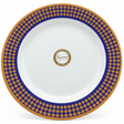 Supreme Round White Melamine Dessert Plate with Royal Blue & Golden Checkered Rim Design, Stylish Snack & Dessert Serving Plate – 11 Inch - Al Kabayel Discount CentreSupreme Round White Melamine Dessert Plate with Royal Blue & Golden Checkered Rim Design, Stylish Snack & Dessert Serving Plate – 11 InchPlatesSUPREMEAl Kabayel Discount Centre