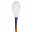 Supreme White Melamine Rice Spoon with Royal Blue & Golden Checkered Design, Durable Kitchen Serving Utensil – 8.5 Inch - Al Kabayel Discount CentreSupreme White Melamine Rice Spoon with Royal Blue & Golden Checkered Design, Durable Kitchen Serving Utensil – 8.5 InchSpatulas And SpoonsSUPREMEAl Kabayel Discount Centre