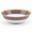 Supreme White Melamine Soup Bowl with Royal Blue & Golden Checkered Design, Strong Reusable Soup Bowl – 7.25 Inch - Al Kabayel Discount CentreSupreme White Melamine Soup Bowl with Royal Blue & Golden Checkered Design, Strong Reusable Soup Bowl – 7.25 InchBowlsSUPREMEAl Kabayel Discount Centre