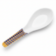 Supreme White Melamine Soup Spoon with Royal Blue & Golden Checkered Design, Lightweight & Durable Table Spoon – 5.5 Inch - Al Kabayel Discount CentreSupreme White Melamine Soup Spoon with Royal Blue & Golden Checkered Design, Lightweight & Durable Table Spoon – 5.5 InchSpatulas And SpoonsSUPREMEAl Kabayel Discount Centre