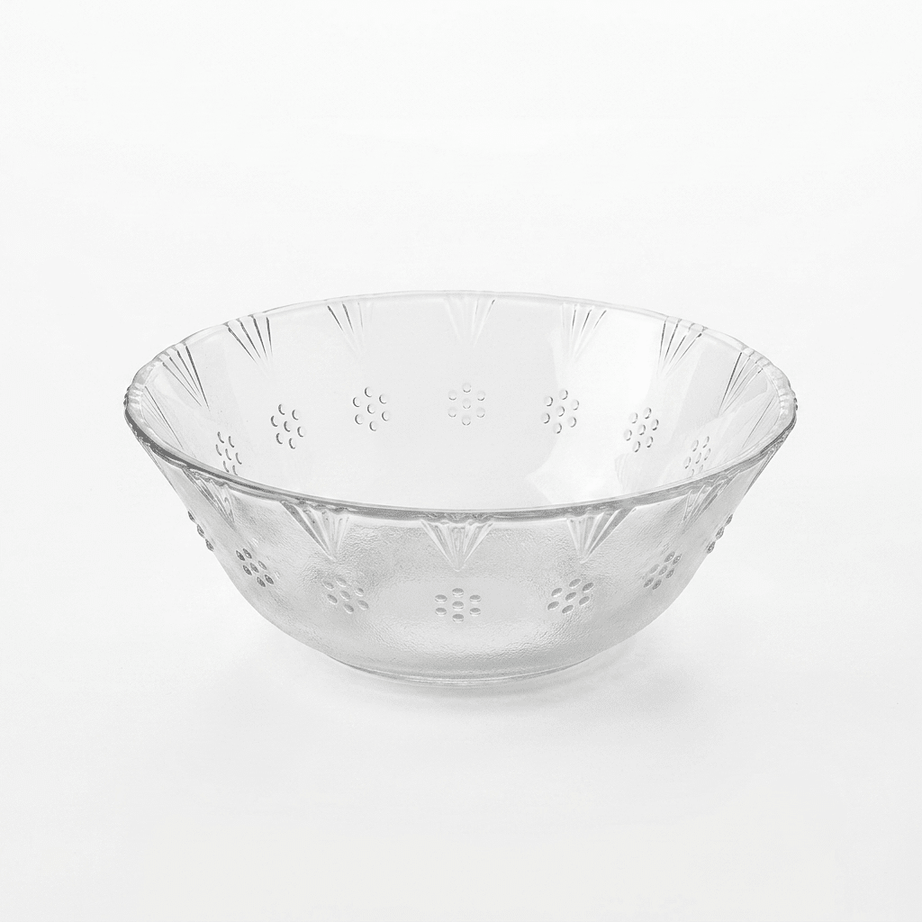 Sweet Glass Bowl – 3×11 cm – Petal Edge Design - Al Kabayel Discount CentreSweet Glass Bowl – 3×11 cm – Petal Edge DesignBowlsAKDCAl Kabayel Discount Centre