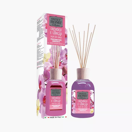 SWEET HOME Ambient fragrance Diffuser - Orchid and Vanilla 250ml - Al Kabayel Discount CentreSWEET HOME Ambient fragrance Diffuser - Orchid and Vanilla 250mlHome FragrancesSWEET HOMEAl Kabayel Discount Centre