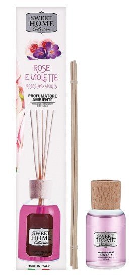 SWEET HOME Ambient fragrance Diffuser - Rose & Violets 100ml - Al Kabayel Discount CentreSWEET HOME Ambient fragrance Diffuser - Rose & Violets 100mlHome FragrancesSWEET HOMEAl Kabayel Discount Centre