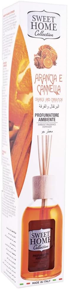 Sweet Home Ambient Fragrance Orange & Cinnamon Reed Diffuser - 100ml - Al Kabayel Discount CentreSweet Home Ambient Fragrance Orange & Cinnamon Reed Diffuser - 100mlHome FragrancesSWEET HOMEAl Kabayel Discount Centre