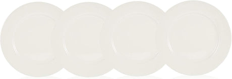 Symphony 4 Pcs Elegant White Ceramic 19 cm Plates & Dishes - Al Kabayel Discount CentreSymphony 4 Pcs Elegant White Ceramic 19 cm Plates & DishesPlatesSYMPHONYAl Kabayel Discount Centre