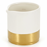 Symphony 400 ml White Ceramic Pitcher with Gold Detailing - Al Kabayel Discount CentreSymphony 400 ml White Ceramic Pitcher with Gold DetailingJugsSYMPHONYAl Kabayel Discount Centre