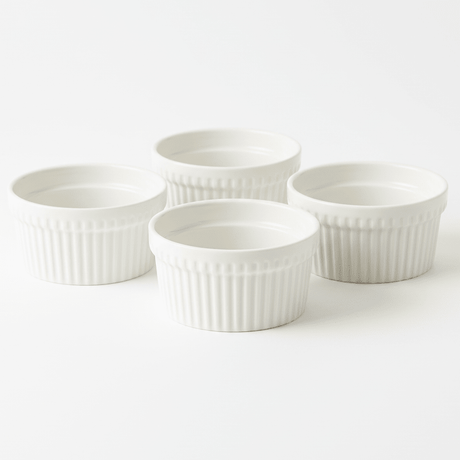 Symphony Ceramic Elegant White Ramekins – Set of 4, 9.5 x 5 cm - Al Kabayel Discount CentreSymphony Ceramic Elegant White Ramekins – Set of 4, 9.5 x 5 cmBowlsSYMPHONYAl Kabayel Discount Centre