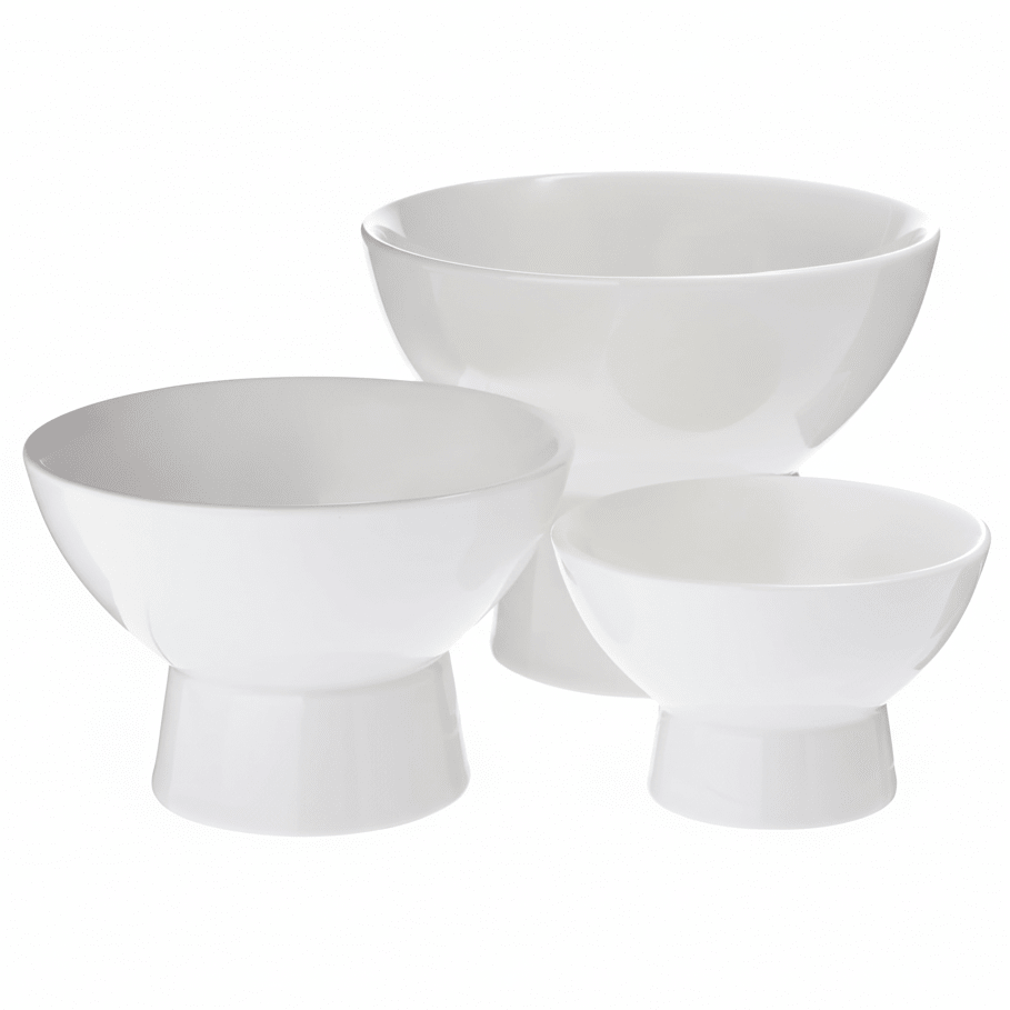 Symphony Ceramic Rise footed Trio Dip Bowls Bowl 1 - 12cm x 9cm Bowl 2 - 10cm x 6.5cm Bowl 3 - 8cm x 4.5cm - Al Kabayel Discount CentreSymphony Ceramic Rise footed Trio Dip Bowls Bowl 1 - 12cm x 9cm Bowl 2 - 10cm x 6.5cm Bowl 3 - 8cm x 4.5cmBowlsSYMPHONYAl Kabayel Discount Centre
